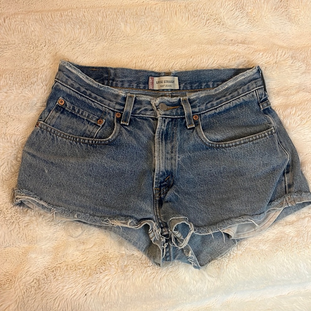 Levi’s Loose Straight Jean Shorts